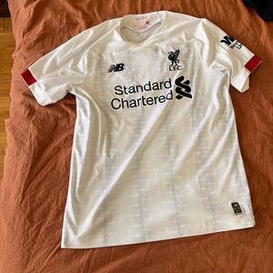 New Balance White Liverpool FC Jersey